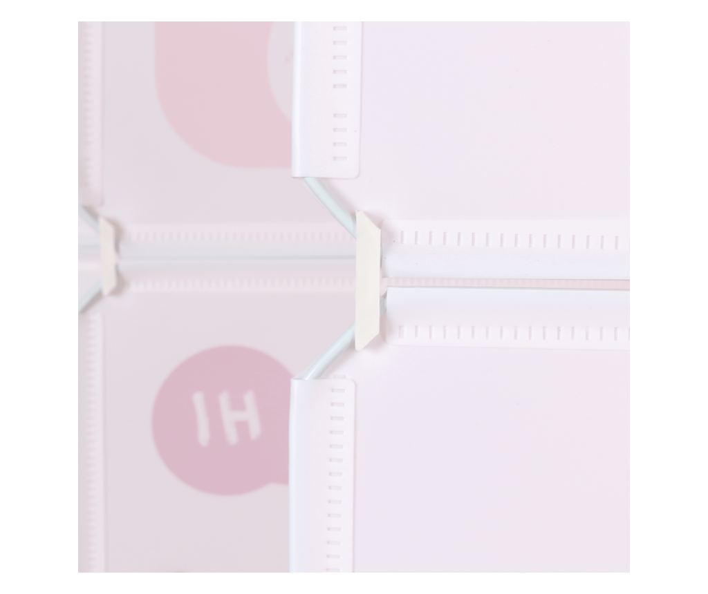 Nurmi Pink Modularna dječja garderoba 111x47x147 cm - 3