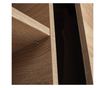 Dulap cu usi glisante mdf maro stejar sonoma Low 180x61x215 cm