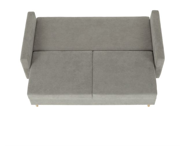 Canapea extensibila gri Queens 216x93x100 cm