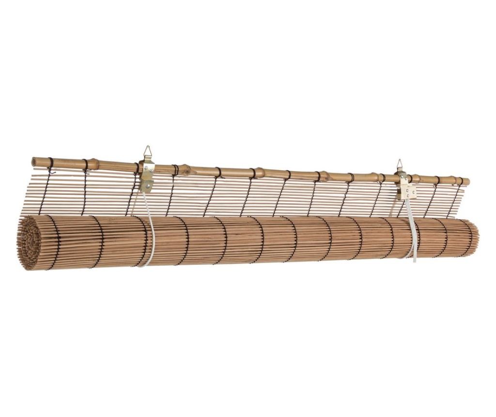 Rolo zavesa iz rjavega bambusa Midollo 120 cm x 260 v - 2