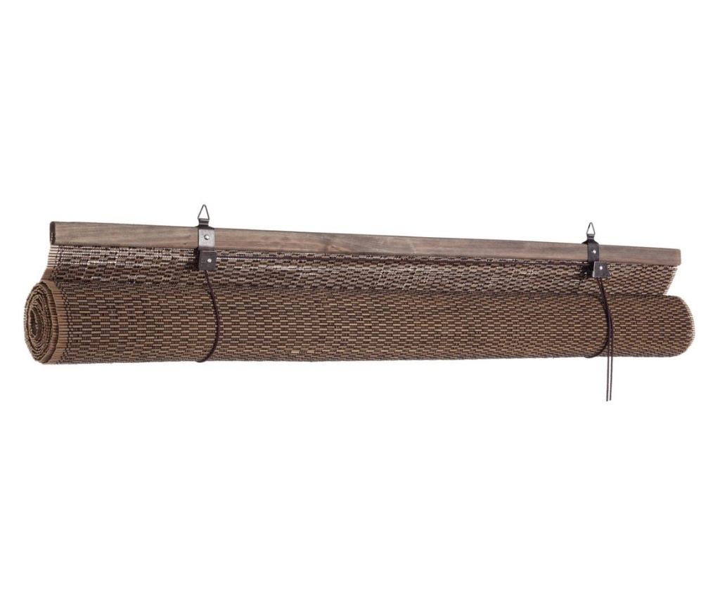 Dora rjava bambus rolo zavesa 90 cm x 180 v - 2