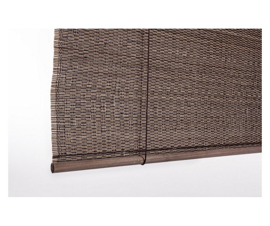 Dora rjava bambus rolo zavesa 90 cm x 180 v - 3