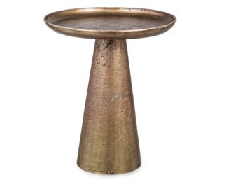 Masuta Cafea Metal Auriu Vintage Kulvir Ø 39 Cm X 46 H