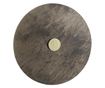 Masuta Cafea Cu Blat Neagra Picior Metal Auriu Dinpal Ø 45 Cm X 47.5 H