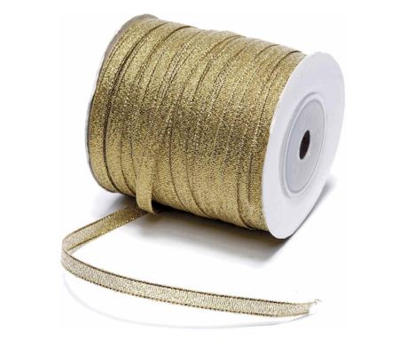 Zlatna božićna vrpca 100 m x 0,7 cm