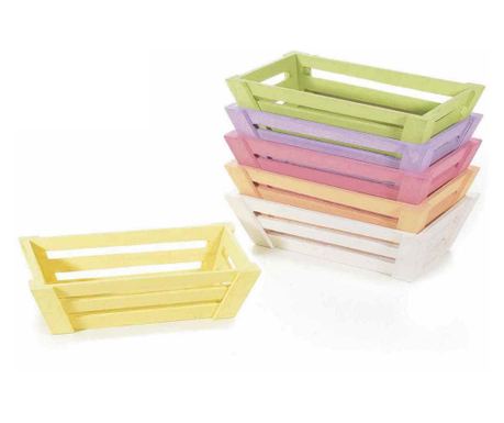6 db fakosár készlet 22x13x6 cm