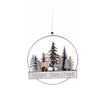Božićni ukras s LED sobovima 24 cm