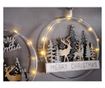 Božićni ukras s LED sobovima 24 cm