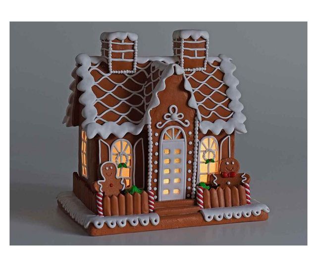 Kućica za slatke kolače s LED diodama 24x18,5x23,5 cm