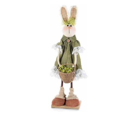 Uskrsna tekstilna figurica Bunny Girl 11x7x37 cm