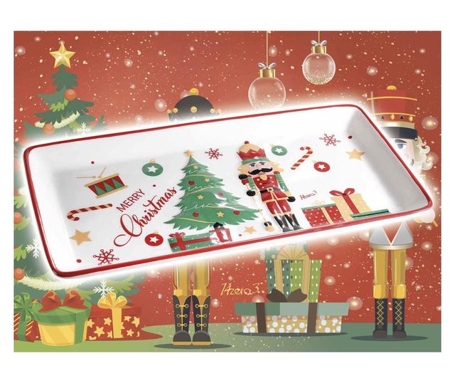 Pladenj Nutcracker 29,5x14 cm