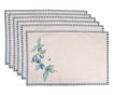 Set od 6 pamučnih držača za tanjure Blueberries 48x33 cm