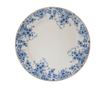 Set od 2 plavo bijela porculanska tanjura 26x2 cm