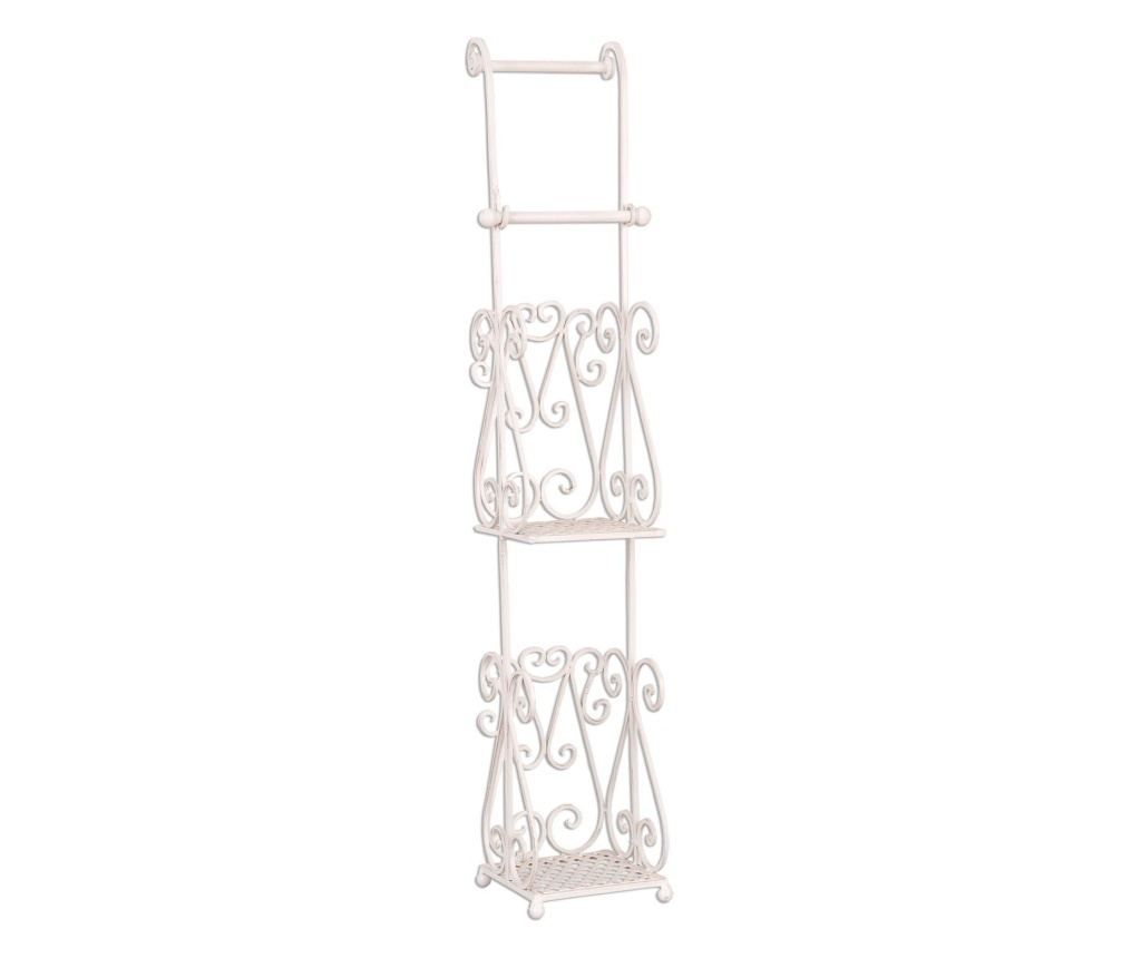 Suport hartie igienica White Metal 17 x 17 x 97 cm, Yankee Land