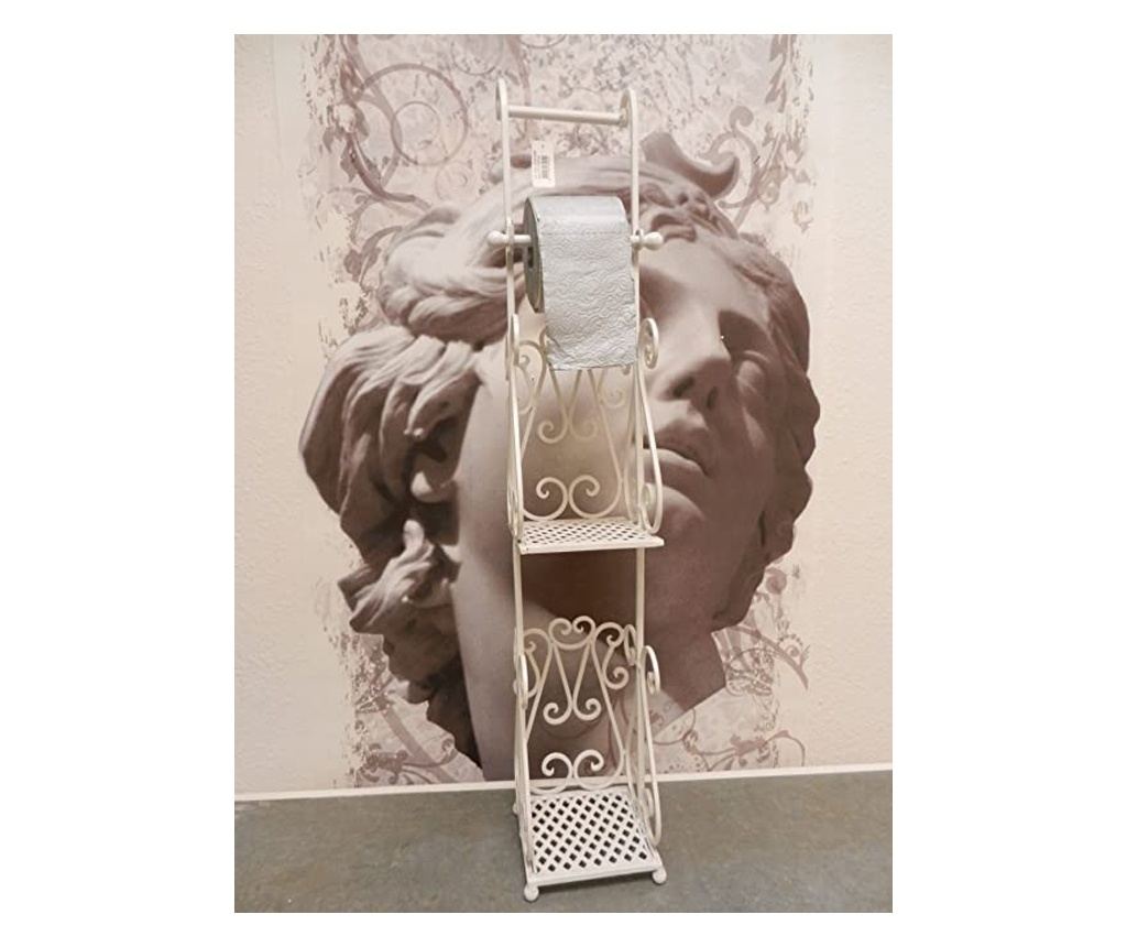 Suport hartie igienica White Metal 17 x 17 x 97 cm, Yankee Land - 3