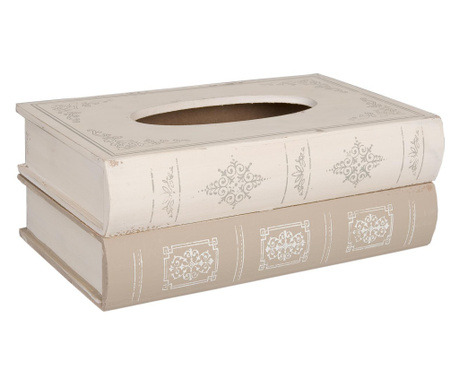 Дървена кутия за салфетки тип книга 27Х16Х10см