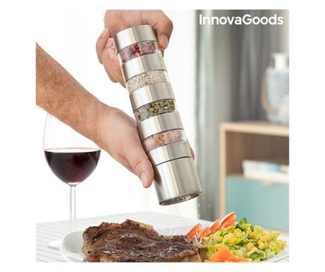 Millmix InnovaGoods Мелничка за подправки 4 в 1
