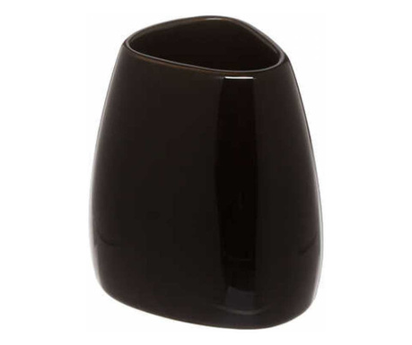 Suport ceramic periute dinti 8x7xH9.5 cm negru