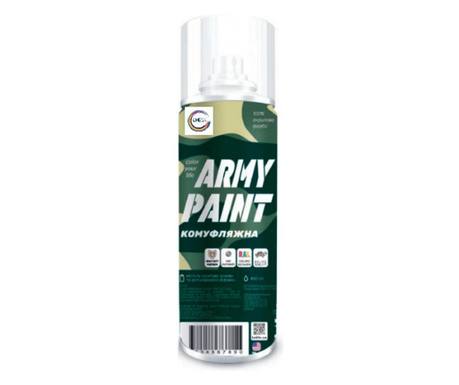 Spray vopsea, Army C04, super rezistenta (RAL 6006), 400 ml