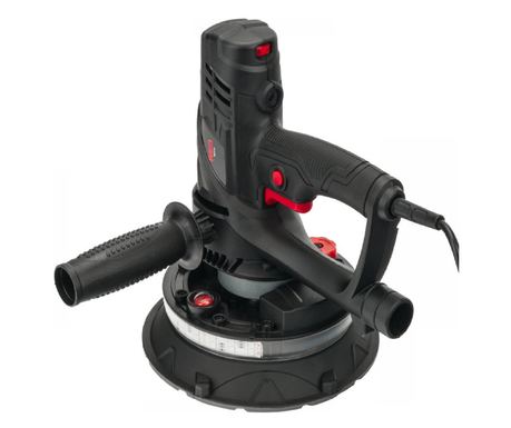 Set masina de slefuit orbitala, 12 foi abrazive, 1500 W, Red Technic RTSDG0023