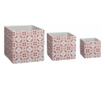 1 set 3 ghivece patrate din cermica max 14x14,5x13,7 cm - Mozaic thumbnail 1