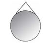 1 set 3 oglinzi metalice rotunde negre