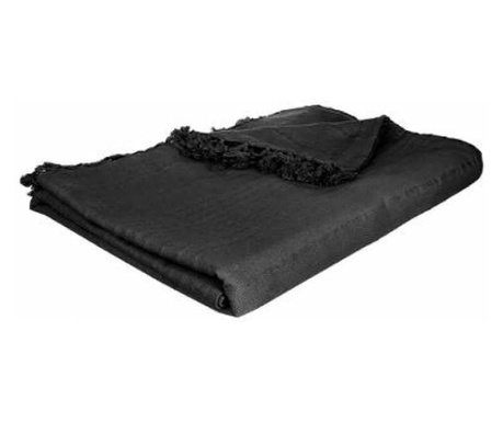 Cuvertura pat negru 230x250 cm
