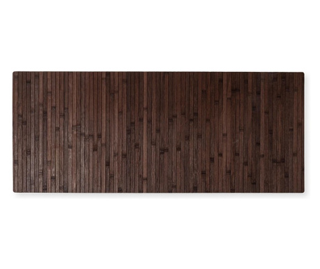 Covor dreptunghiular, din bambus si cauciuc, 50 x 120 cm, Grunberg BM027/MARO (maro)