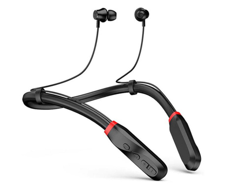 Casti Audio sport In-Ear, Bluetooth 5.1 cu Microfon, 9D Stereo dolby sound, autonomie 100 ore