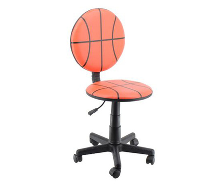 Scaun birou US88 Basketball, portocaliu, 39x39x85-97