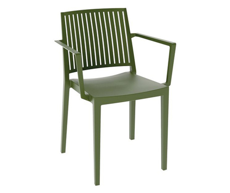 Стол Puzzle-home Carmen, Зелен, UV зашита, 58x55x82cm