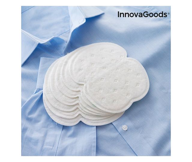 Лепенки против Петна от Пот за Подмишници InnovaGoods (Опаковка от 10)