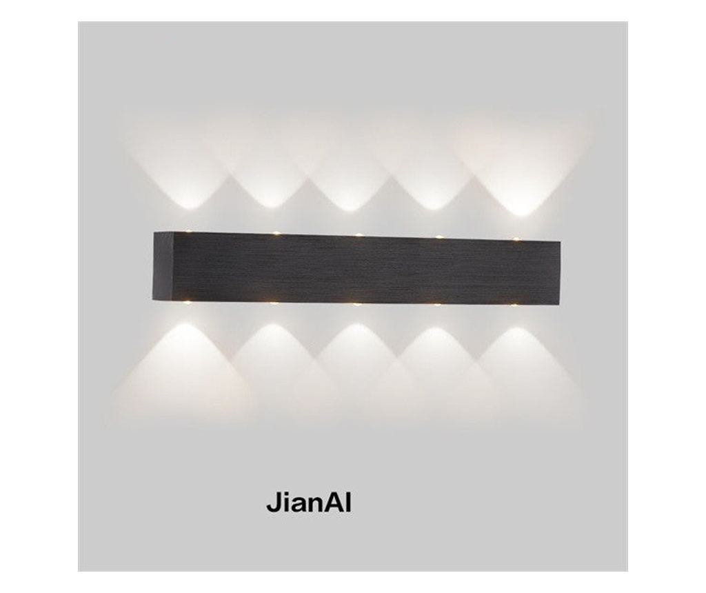Aplica LED RFAN, Model C20990/600, 3 Tipuri De Lumina, 15W+14W, Negru - 6