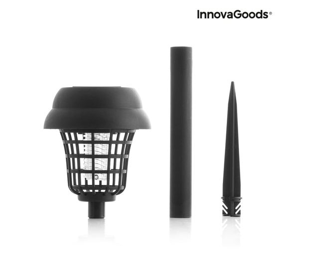 Garlam InnovaGoods слънчева градинска лампа против комари