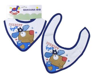 Bavetica bebelusi tip bandana model catel Rock A Bye Baby