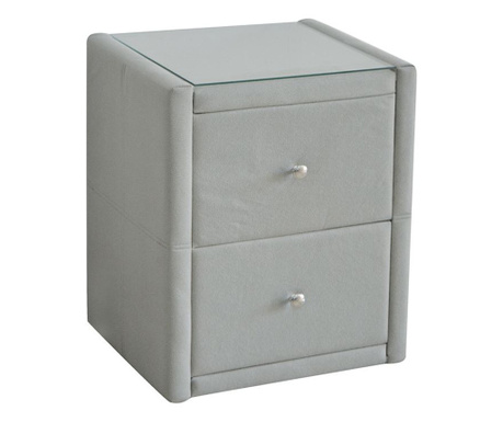 Нощно шкафче Хилтън - сив цвят