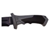 IdeallStore® kard, 64 cm, rozsdamentes acél, fekete szín, borító mellékelve