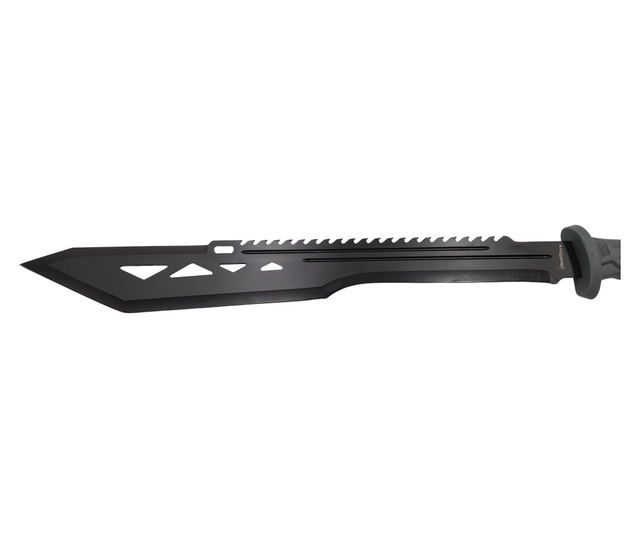 IdeallStore® kard, 64 cm, rozsdamentes acél, fekete szín, borító mellékelve