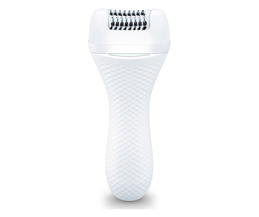 Епилатор Beurer, 4-в-1, 42 пинсети, LED светлина, 4 приставки, Безжичен, Бял/Розов - 5