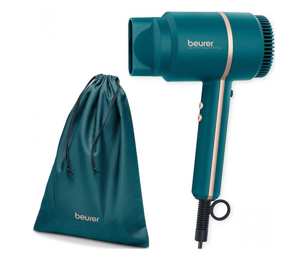 Сешоар Beurer HC 35 Ocean, 2000 W, Йонизация, 3 температурни настройки, 3 скорости, Студен въздух, Tюркоаз - 3