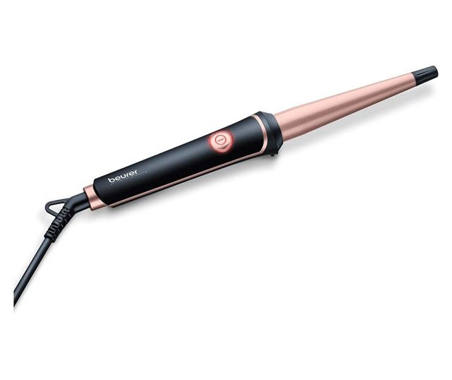 Маша за коса Beurer HT 53, 37 W, 13-25 mm, Керамика, Кератин, Постоянна температура 200 градуса, Бързо загряване, Черен/Бронз