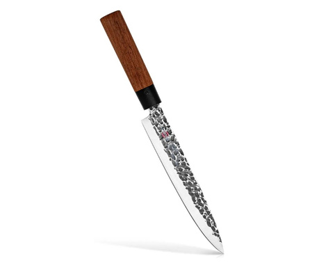 Fissman-Kensei Ittosai szeletelt kés, AUS-8 acél, 20 cm, ezüst/barna