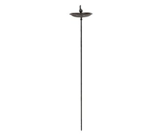 Hranitoare pasari fier maro 14x13x86 cm