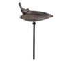 Hranitoare pasari fier maro 14x13x86 cm