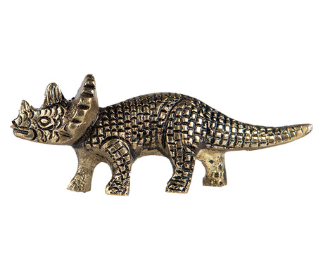 4 db arany fém bútorgomb készlet Dinoszaurusz 8x3x3 cm