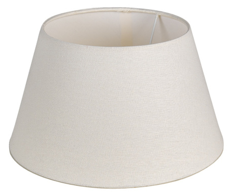 Fehér textil lámpabúra 30x17 cm