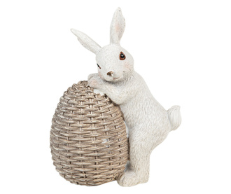 Polirezin húsvéti nyuszi figura 8x5x11 cm