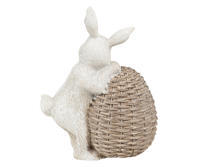 Polirezin húsvéti nyuszi figura 8x5x11 cm