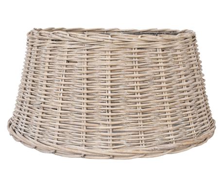 Rattan lámpaernyő, bézs, 56x29 cm