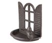 Hranitoare pasari fier maro 18x10x16 cm
